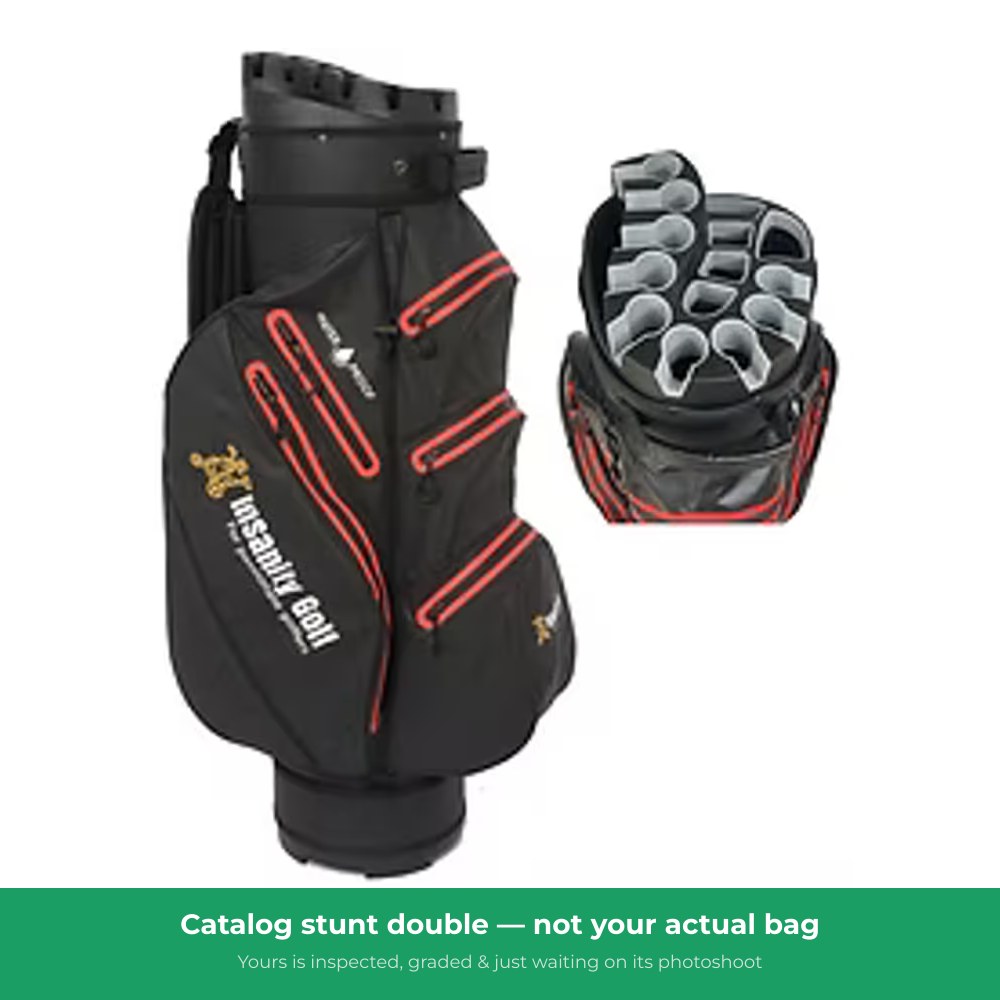 Insanity Deluxe Cart Bag Black/Orange * — representative photo