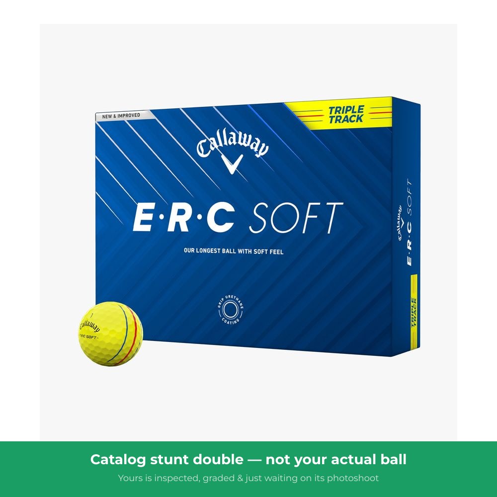 Callaway ERC Soft Triple Track Sleeve Yellow AT — representative photo