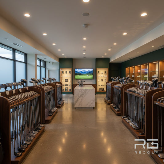 Local golf shop versus online used club buying comparison — hero image, ReGolf Co buyer's guide