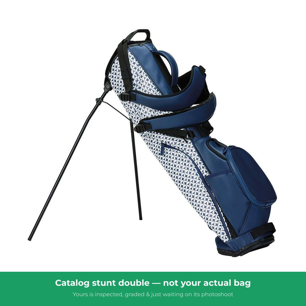 TaylorMade Flextech Cart Bag Miami Blue for golf bag storage at ReGolf - representative product photo