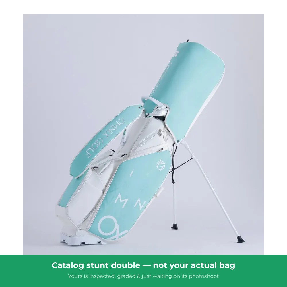 Omnix Stand Bag Wht/Aqua — representative photo