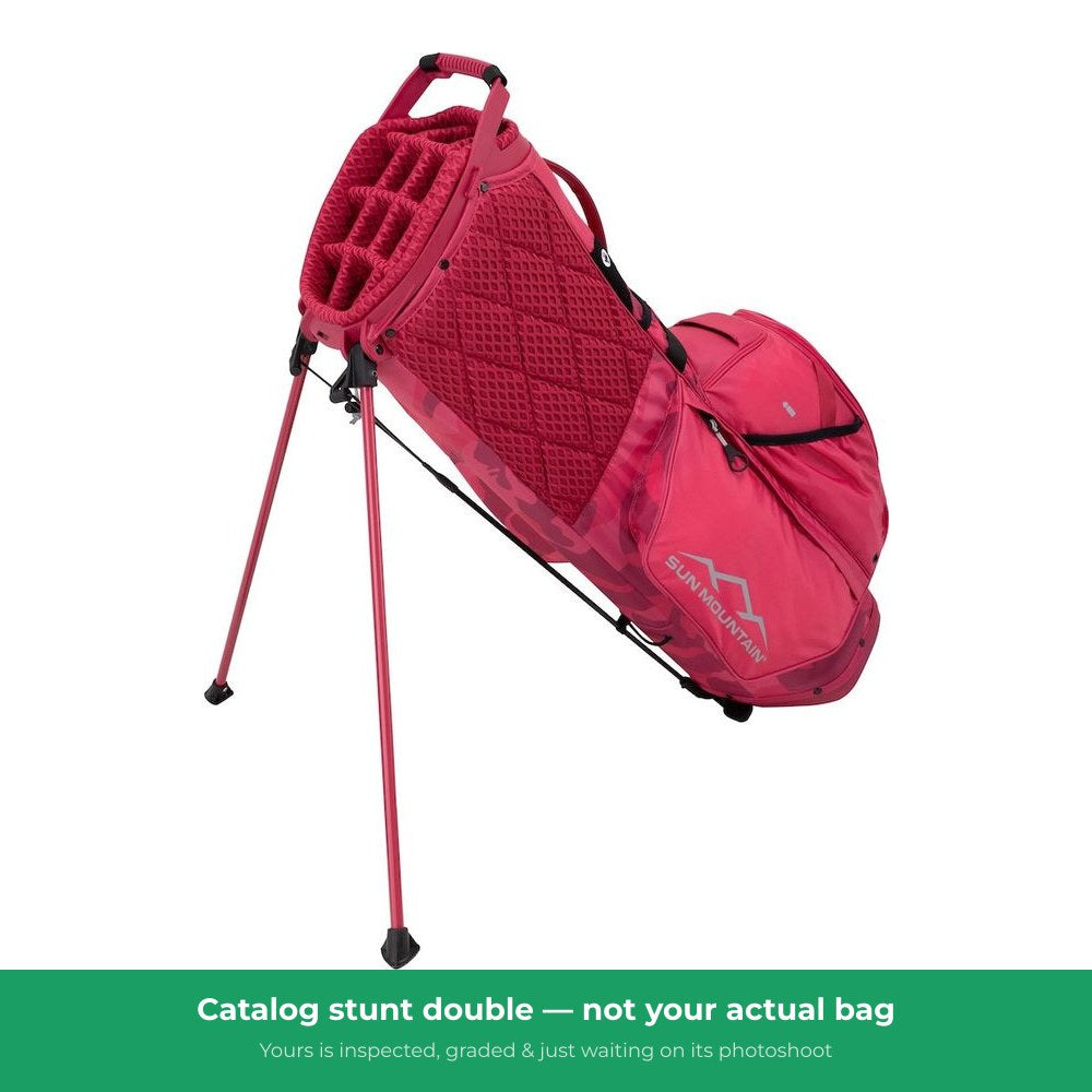 Sun Mountain Superlight 3.5 Stand Bag Pink for golf bag storage at ReGolf - representative product photo