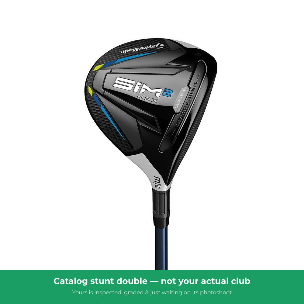 TayloMade SIM 2 Ti RH 15 ° XS Flex for fairway wood distance at ReGolf - representative product photo