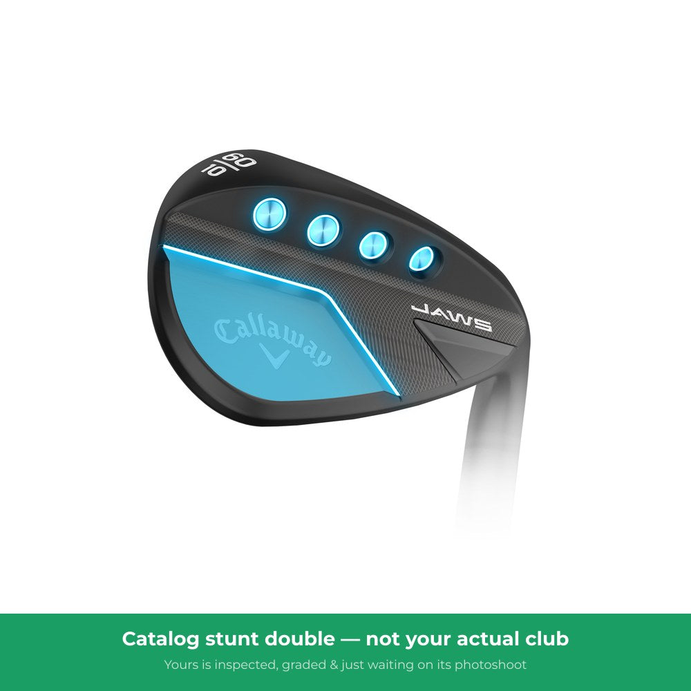 Callaway Jaws Full Toe Raw Black LH 58/10 — representative photo