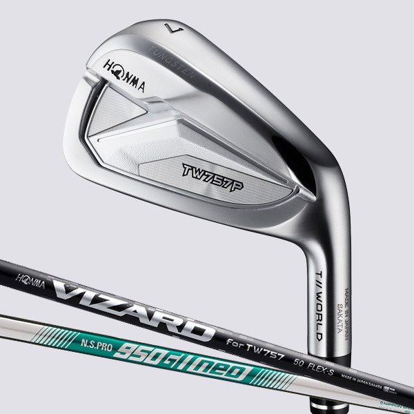 Honma T//WORLD TW-757P Iro iron set   shaft showing Japanese Craftsmanship construction