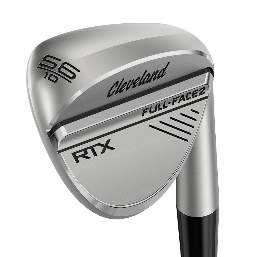 Cleveland RTX Full-Face 2 Tour wedge  showing Rotex Micro-Milling and V-MG Sole face technology