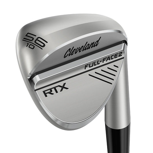 Cleveland RTX Full-Face 2 Tour wedge  showing Rotex Micro-Milling and V-MG Sole face technology