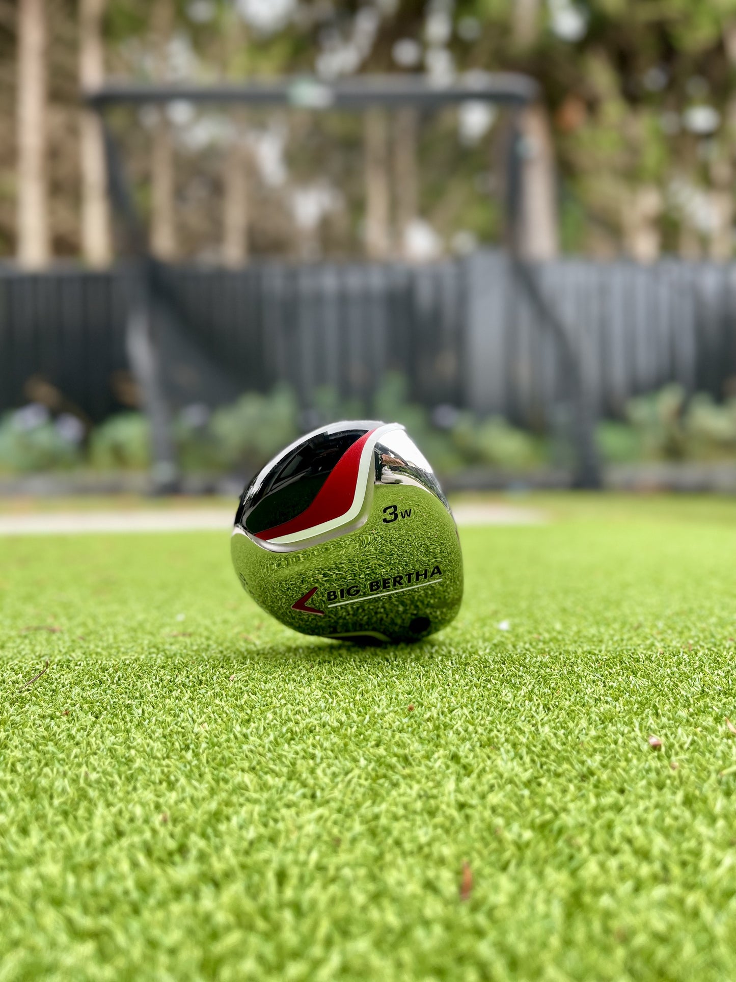 Callaway Big Bertha Fairway W fairway wood  showing Jailbreak technology
