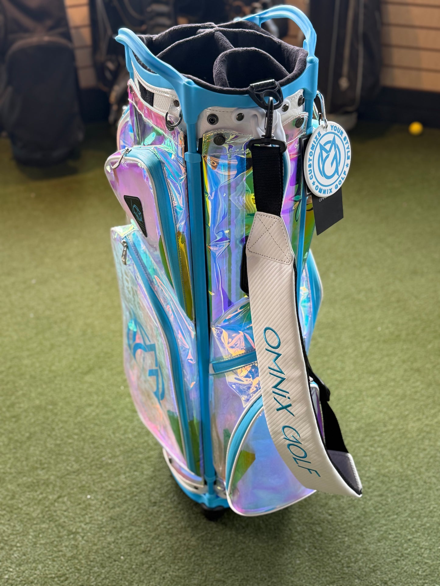Omnix Symphony Cart Bag Blue/Diamond