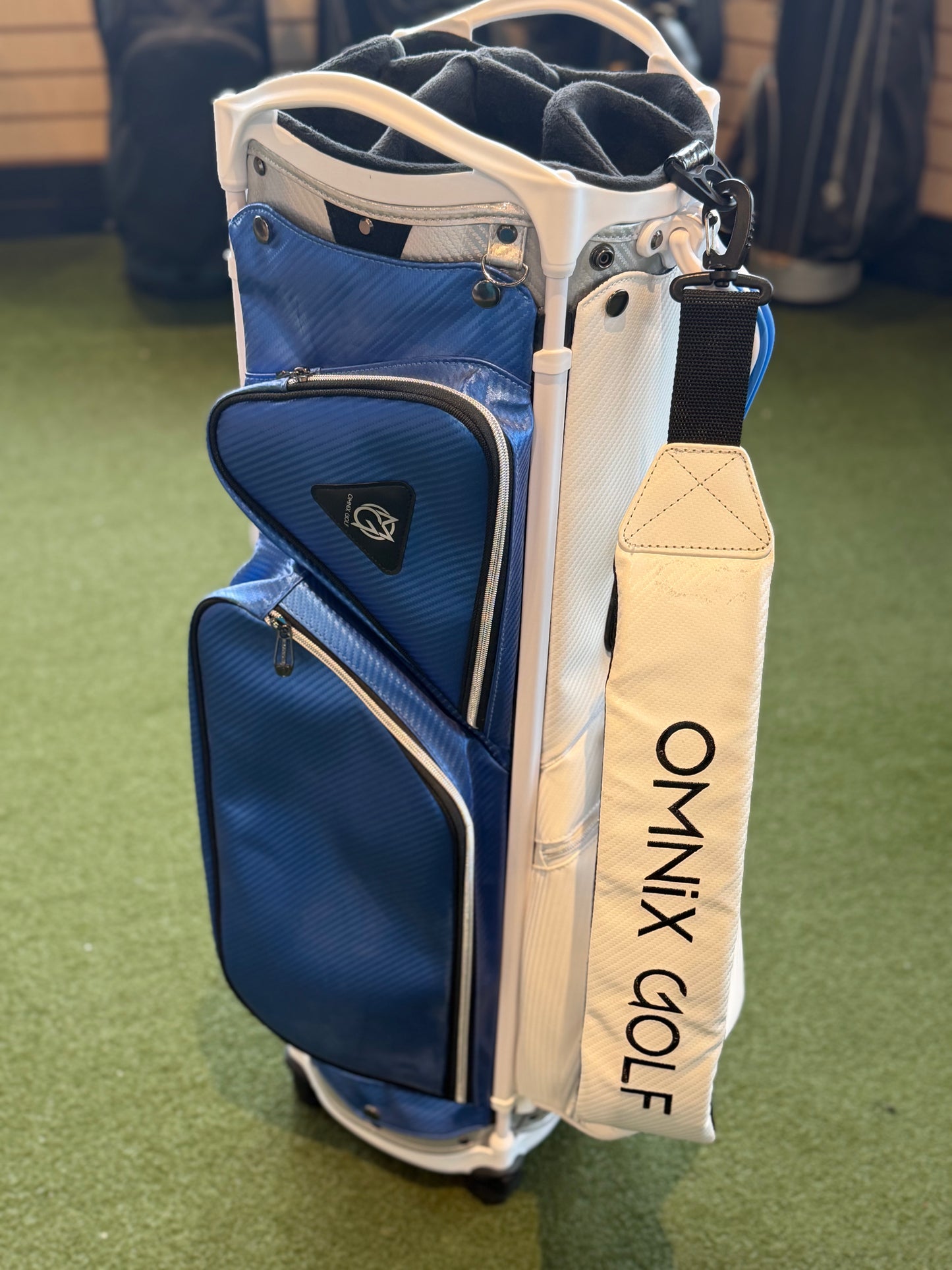 Omnix Classic Cart Bag Blue/Wht