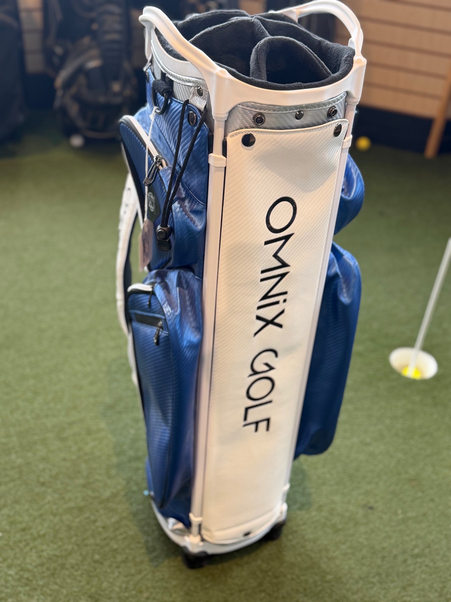 Omnix Classic Cart Bag Blue/Wht
