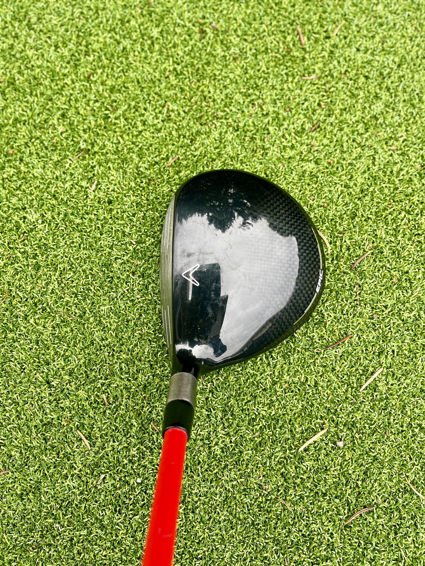 Callaway Epic Flash RH #7 Woo fairway wood  showing Jailbreak technology
