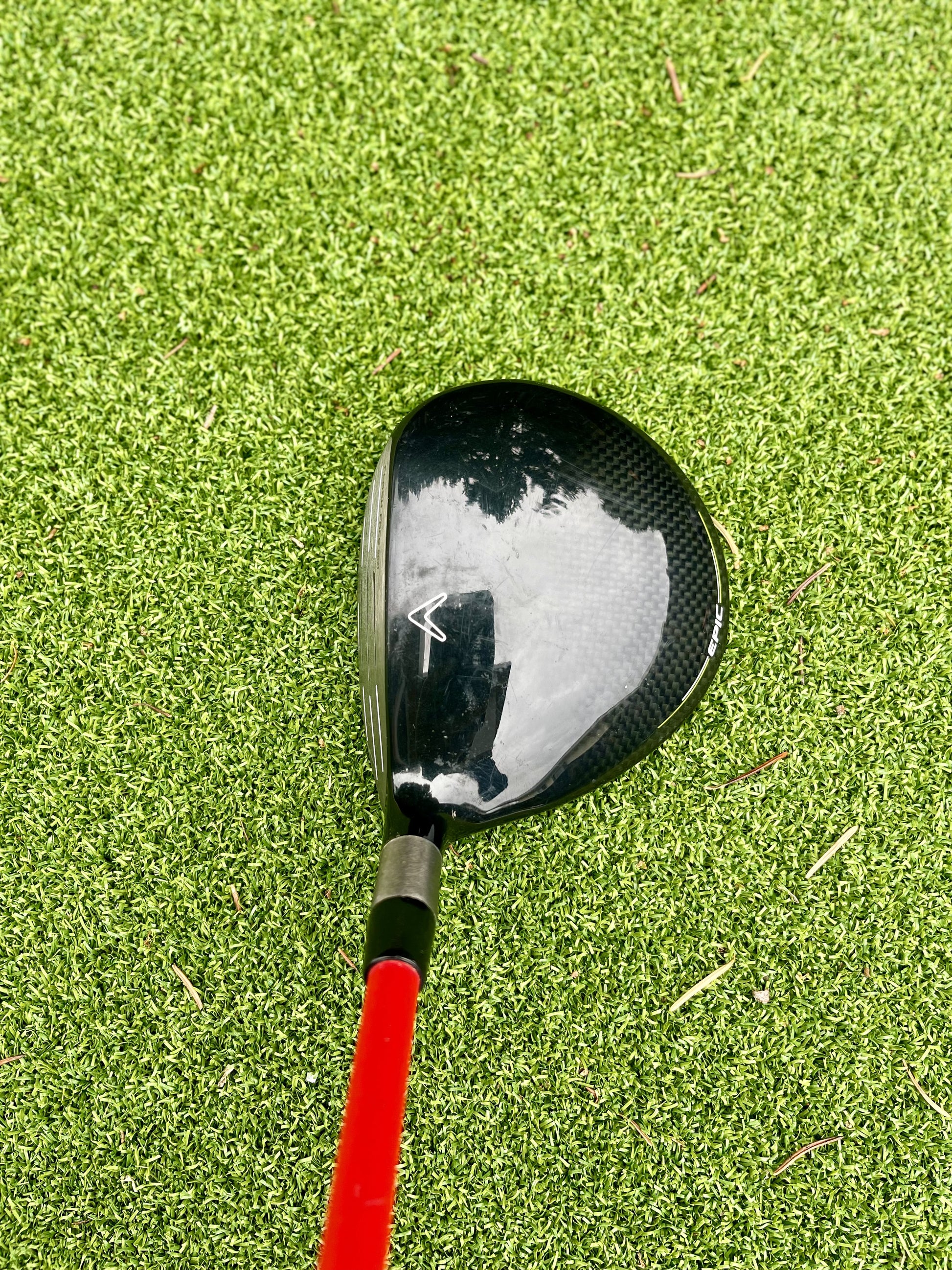 Callaway Epic Flash RH #7 Woo fairway wood  showing Jailbreak technology