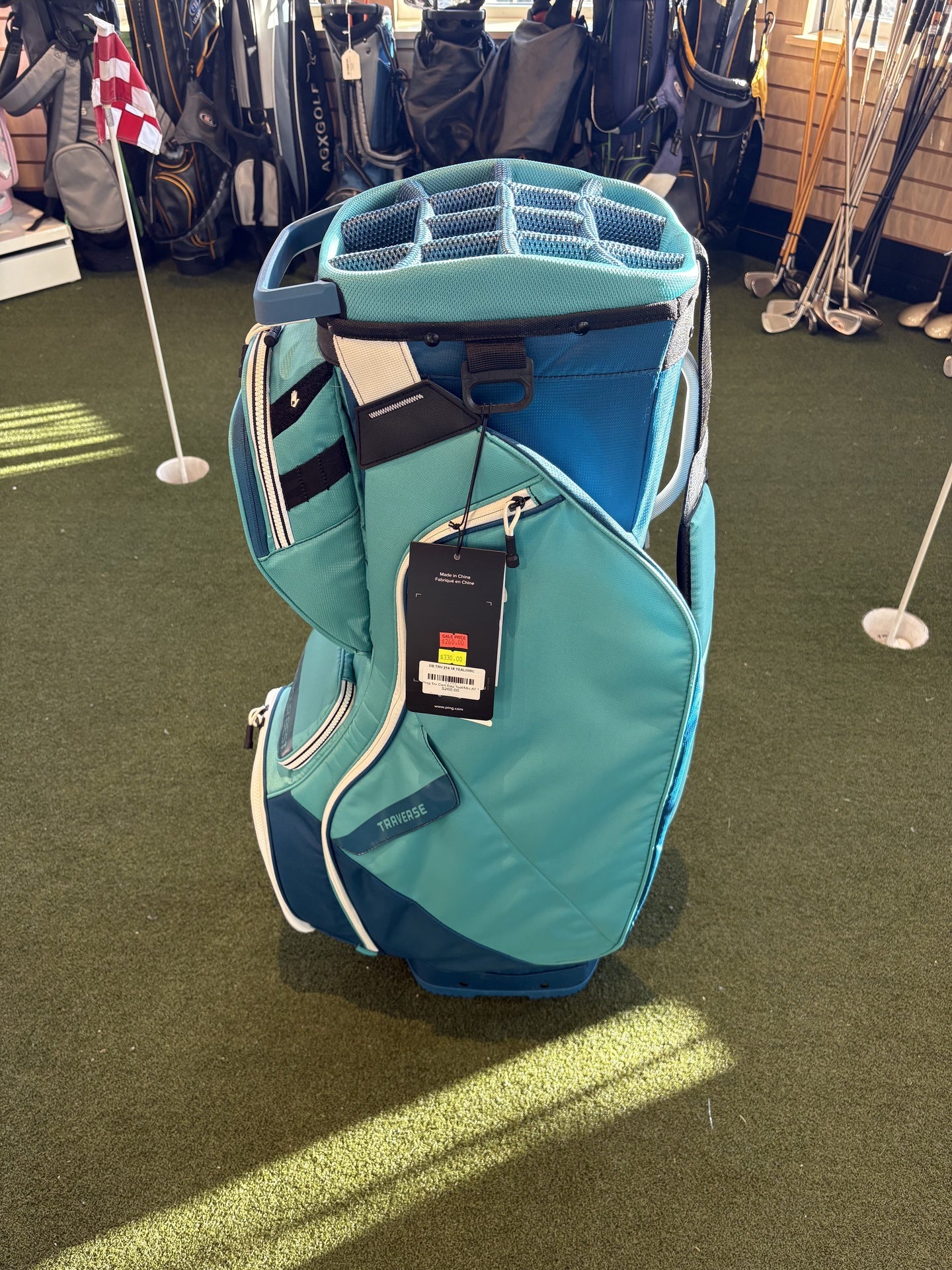 Ping Trv Cart Bag Teal/Mrc