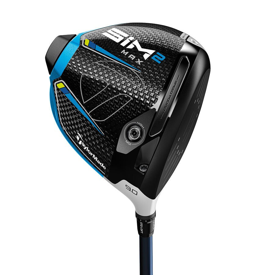 TaylorMade SIM2 Max Driver 10.5 driver 10.5° RH showing 24g Tungsten and Speed Injection technology
