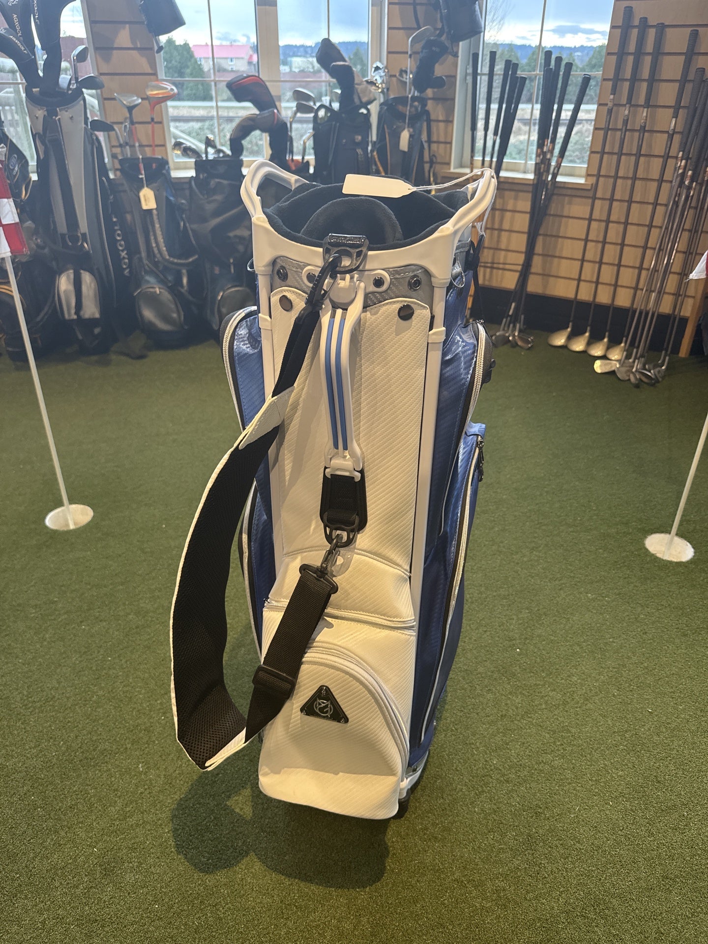 Omnix Classic Cart Bag Blue/Wht