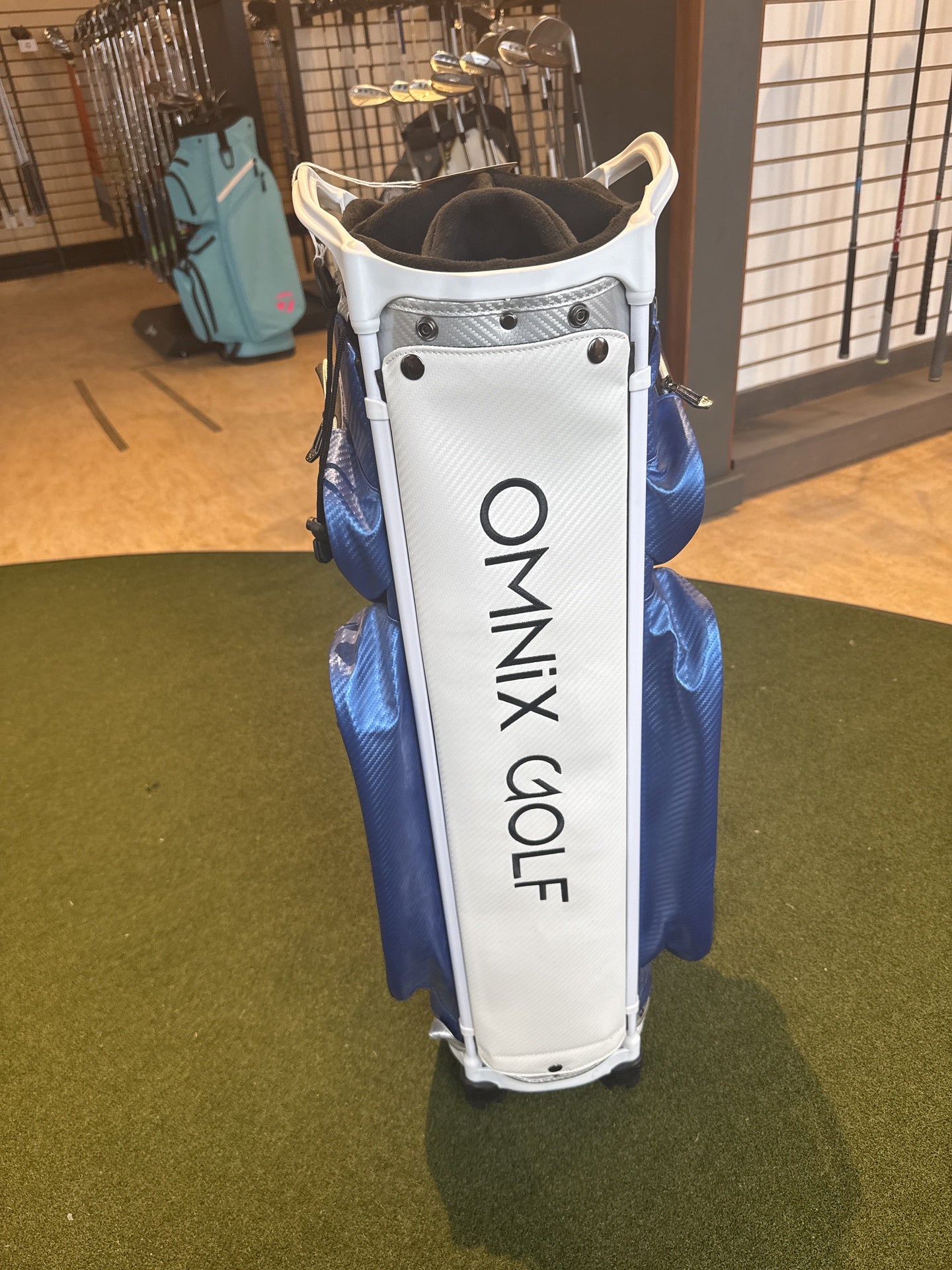 Omnix Classic Cart Bag Blue/Wht