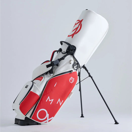 Omnix Limited Edition Stan cart bag showing premium construction and organization