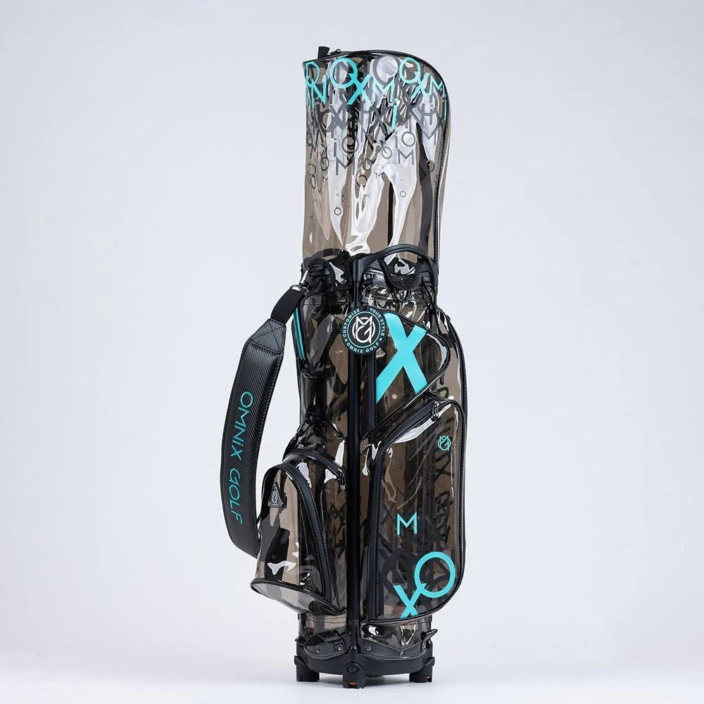 Omnix Moxie Carry Bag Nigh cart bag showing premium construction and organization