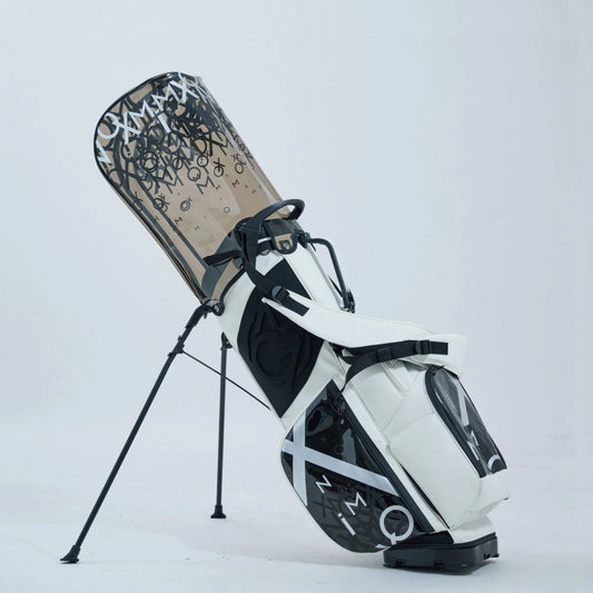 Omnix Moxie Stand Bag Digi cart bag showing premium construction and organization
