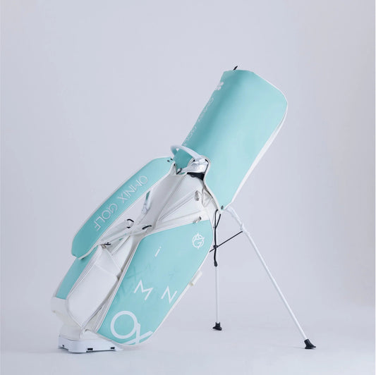 Omnix Premier Stand Bag Lu cart bag showing premium construction and organization