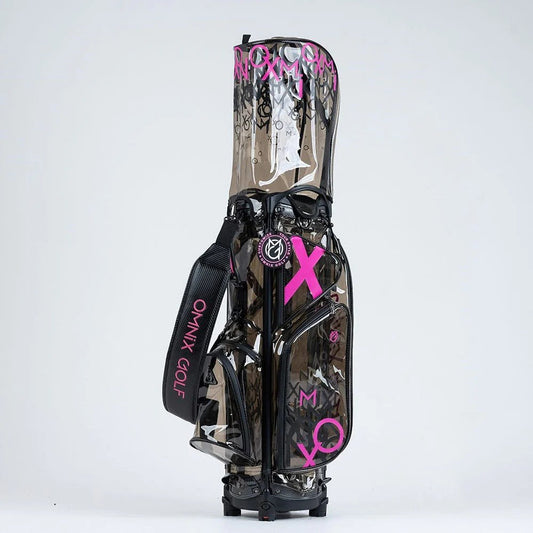 Omnix Moxie Carry Bag Nigh cart bag showing premium construction and organization