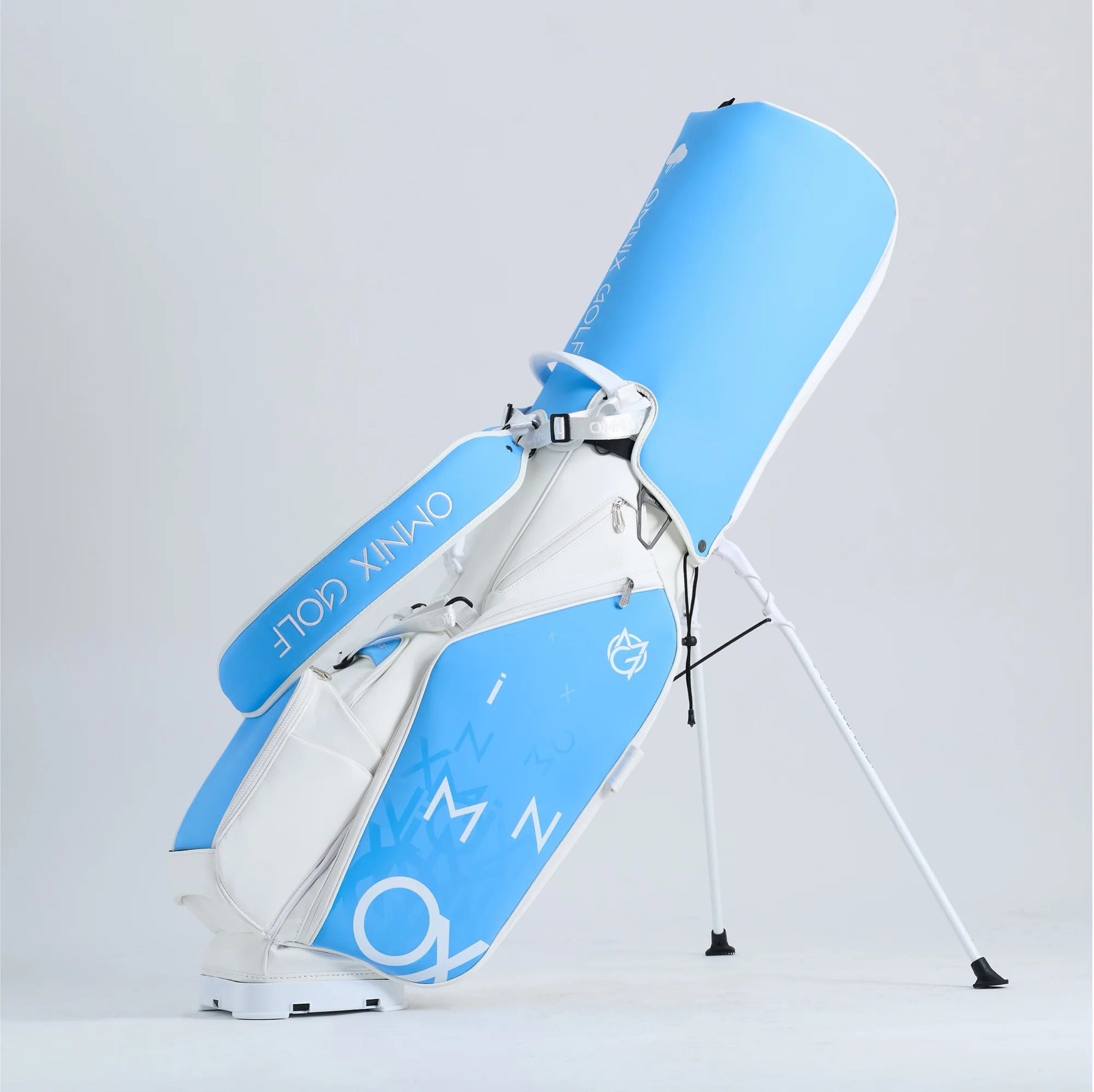 Omnix Premier Stand Bag Su cart bag showing premium construction and organization