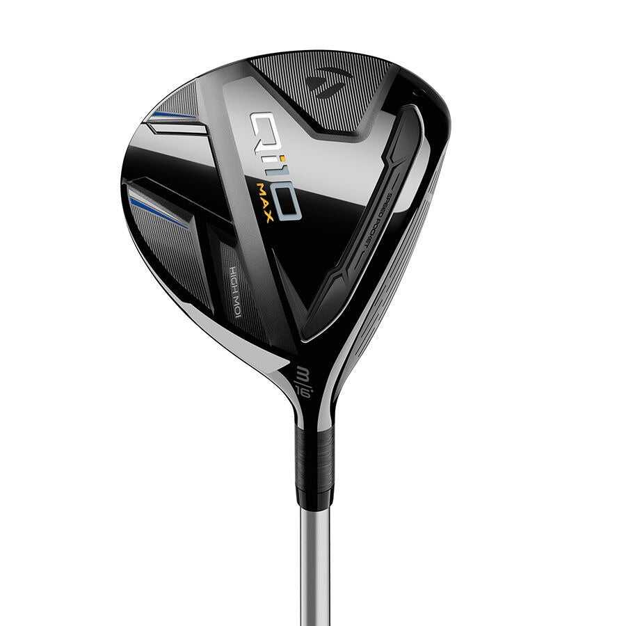 TaylorMade Qi10 Max 7 Wood fairway wood  showing 10,000 MOI technology