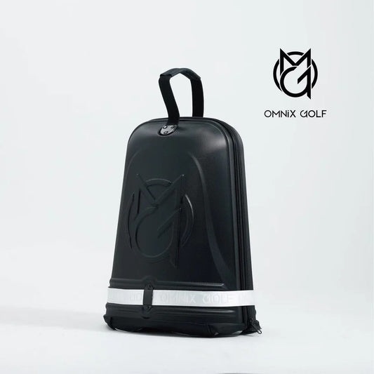 Omnix Travel Case Black Ca cart bag showing premium construction and organization