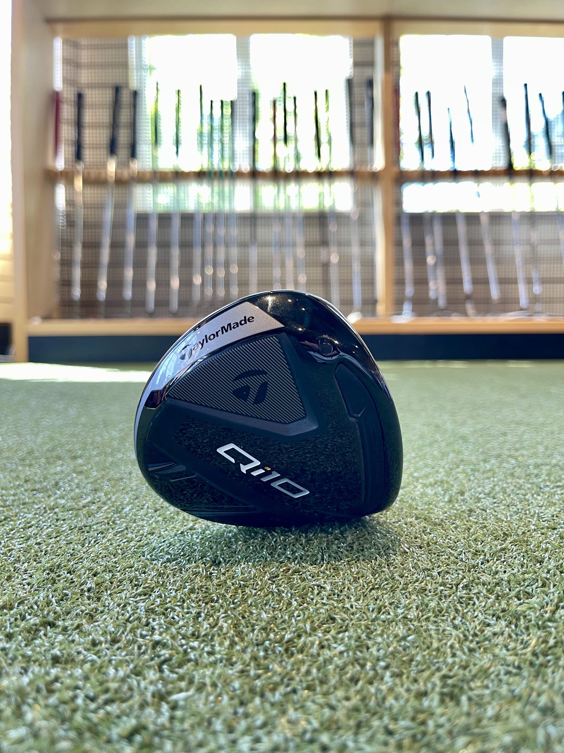 TaylorMade Qi10 Fairway Wood #5 fairway wood  showing 10,000 MOI technology