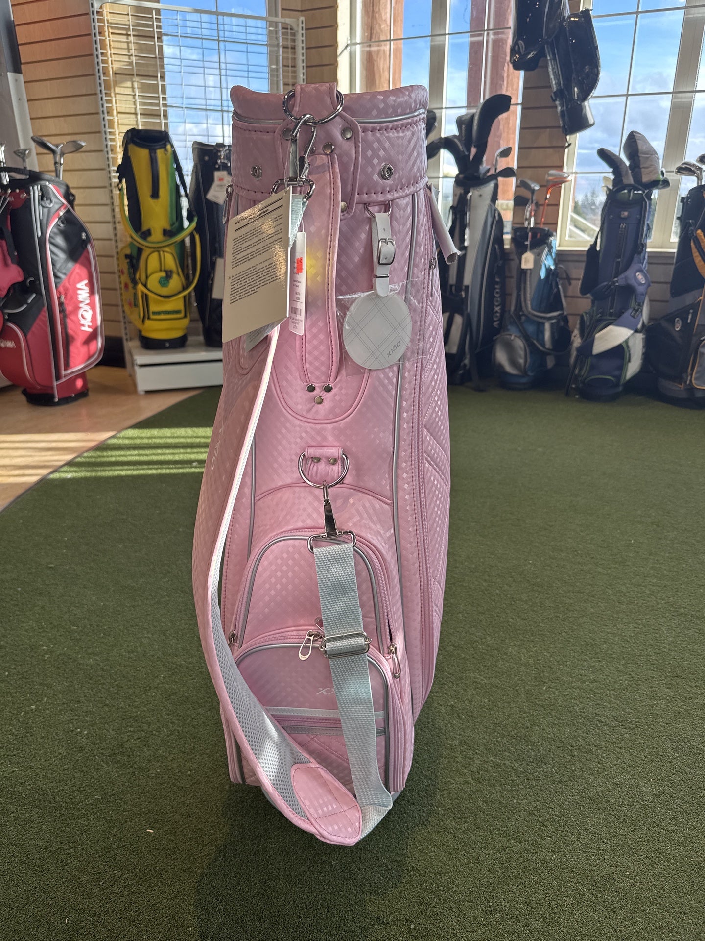 XXIO Ladies Removable Pocket Caddy Bag Pink