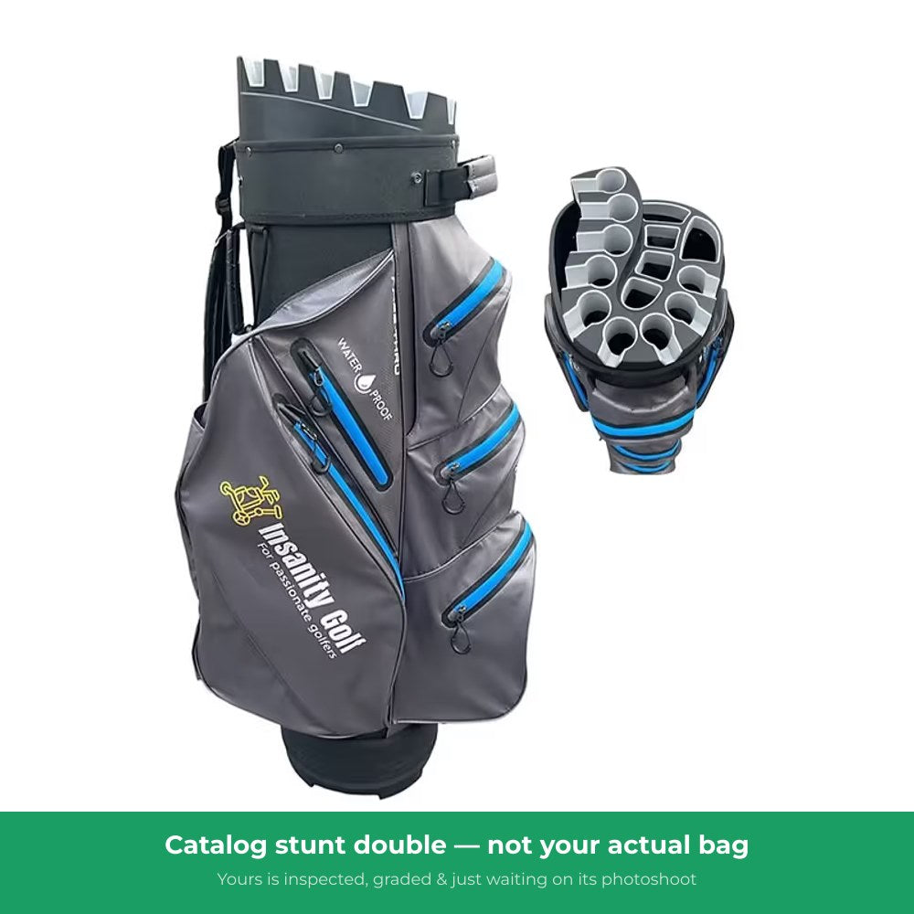 Insanity Waterproof Cart Bag Grey/Blue * — representative photo