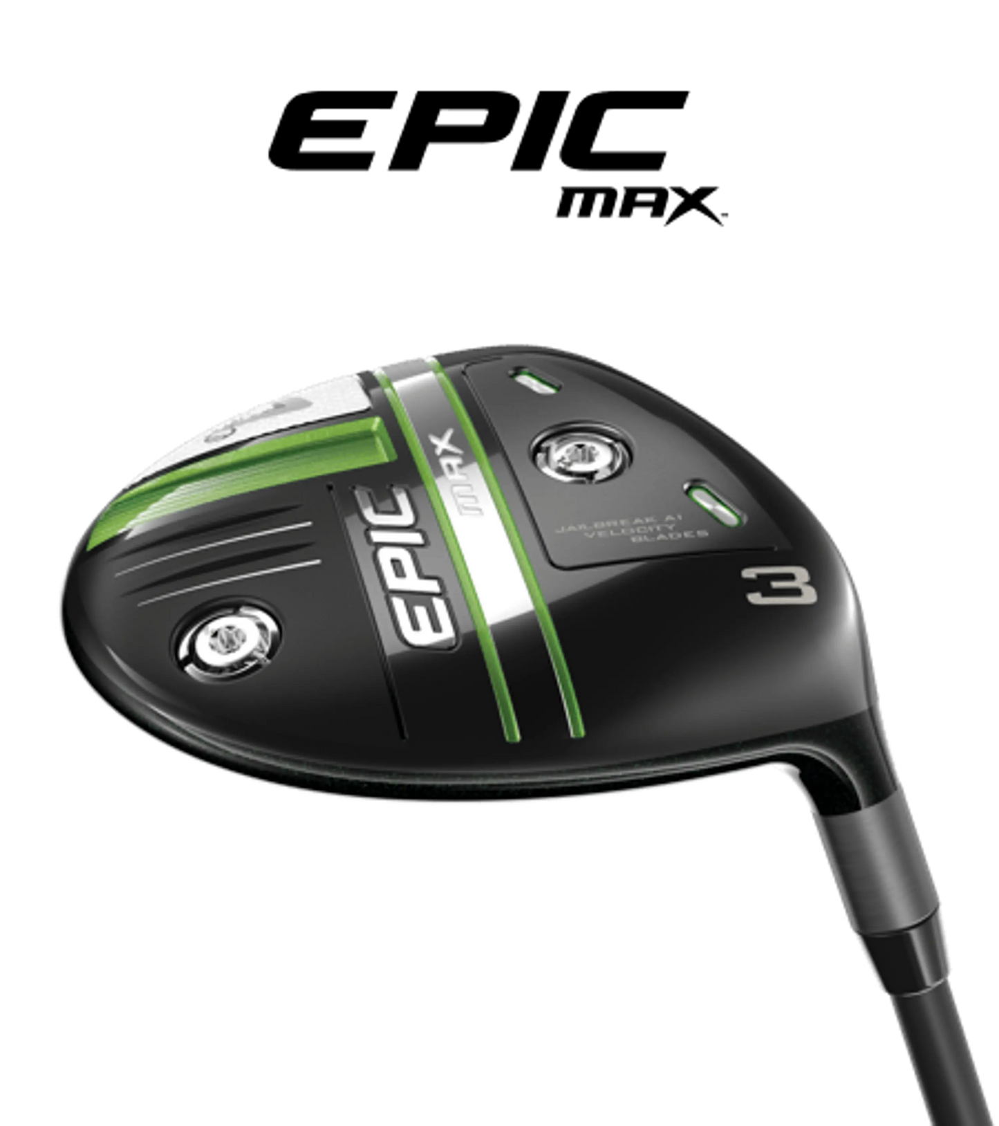 Callaway Epic Max 3 Fairway W fairway wood  showing Jailbreak technology