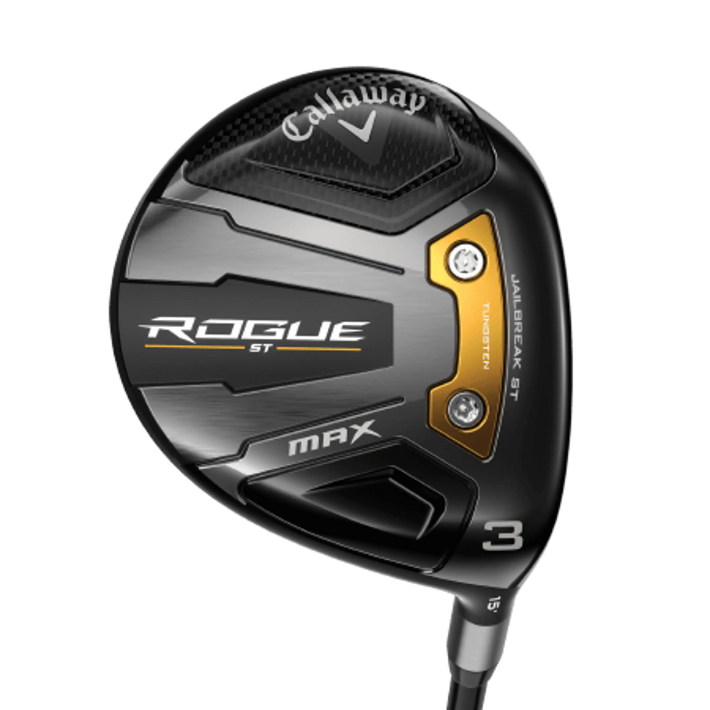 Callaway Rogue ST Max 3 Fairw fairway wood  showing Jailbreak technology