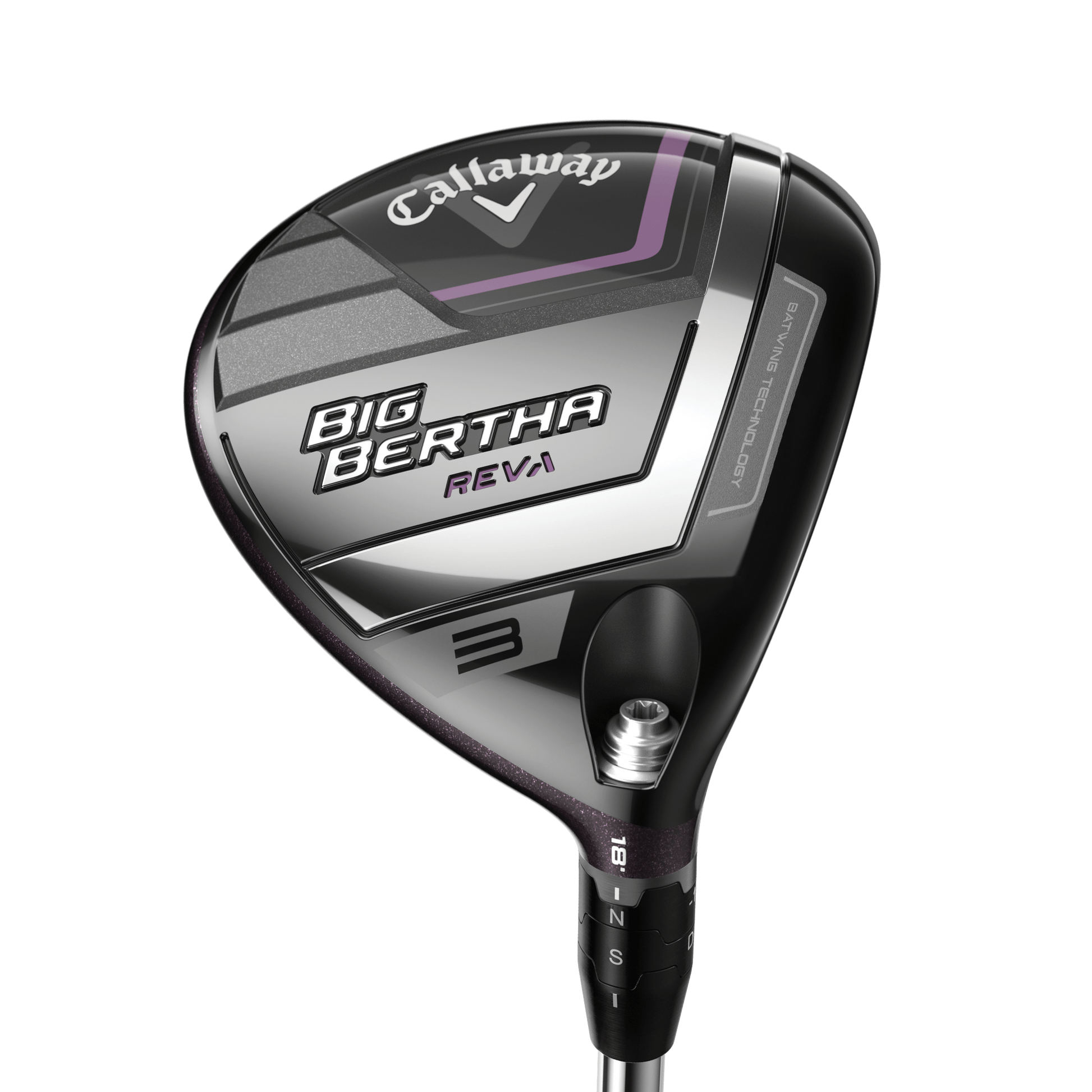 Callaway Women's  Big Bertha  fairway wood  showing Jailbreak technology