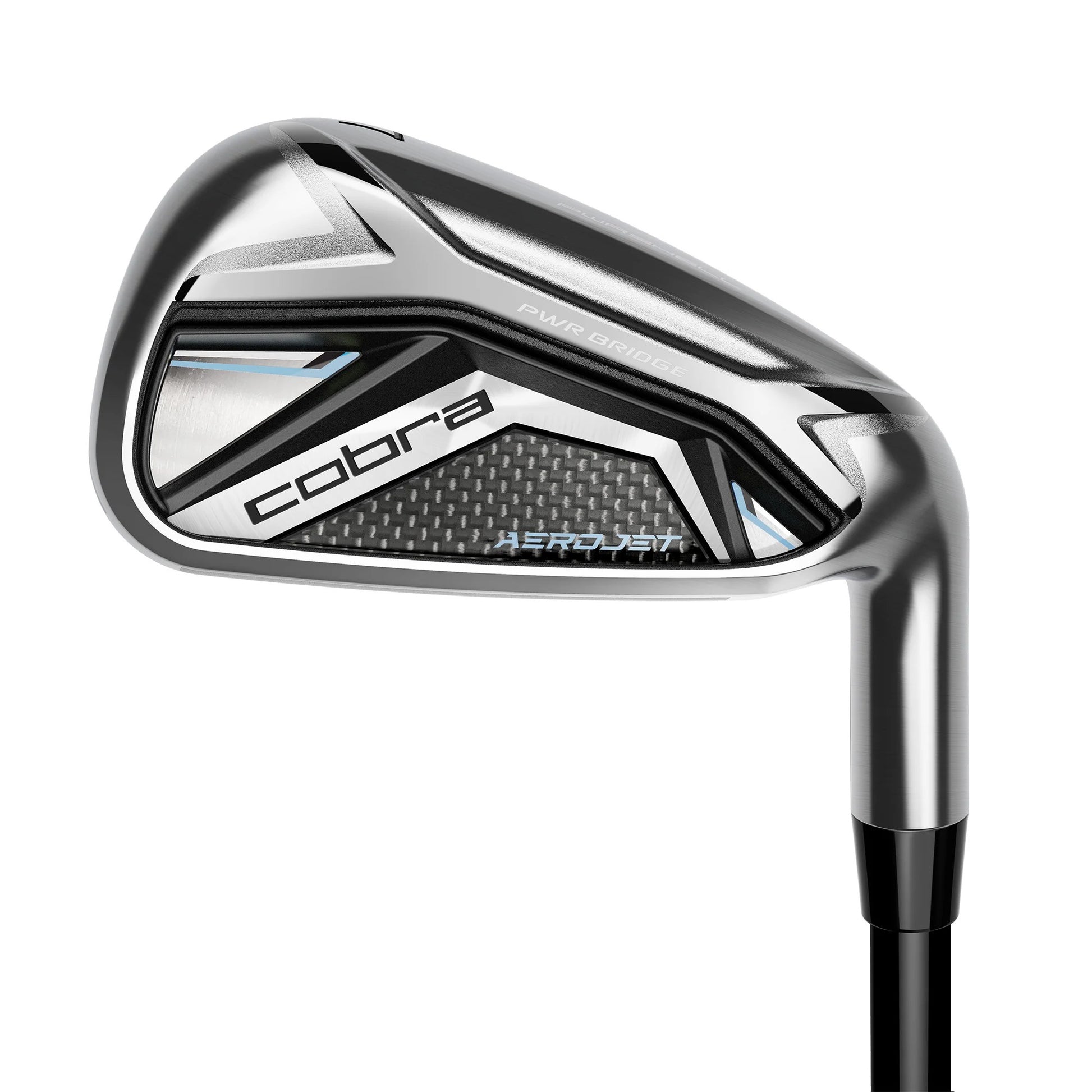 Cobra Women's AEROJET Iron iron set 5-S Graphite shaft showing PWR-COR construction